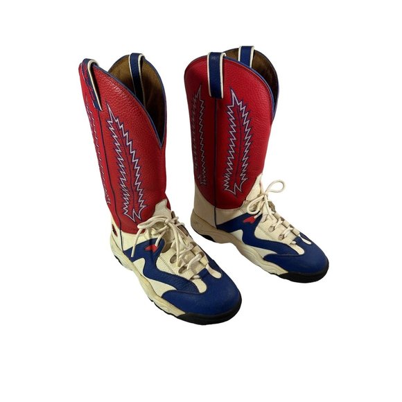 Tony Lama Other - Tony Lama 1980's Cowboy Sneakers Rodeo Clown Size 9.5 D